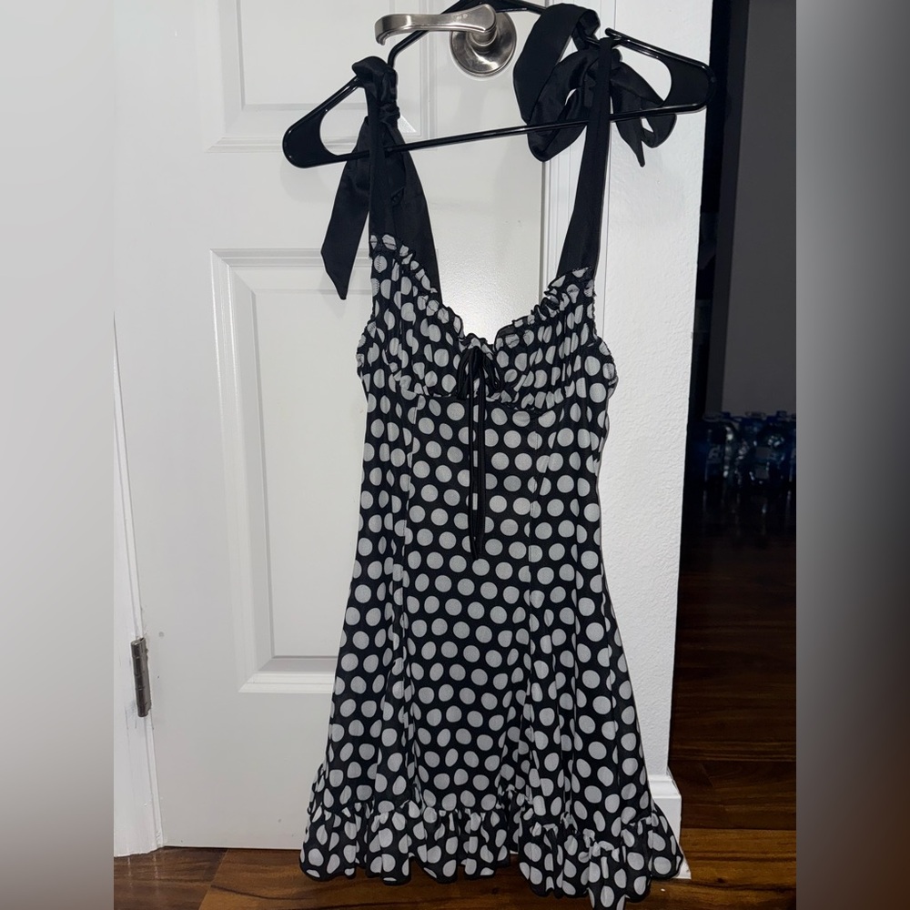 Wildflower Fables Mini Dress - Polka Dot